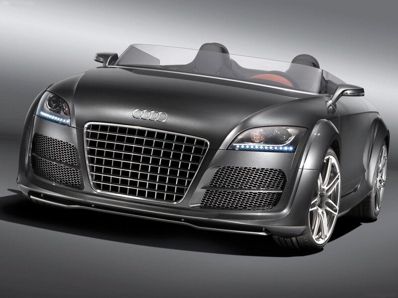 Silver Audi Roadster