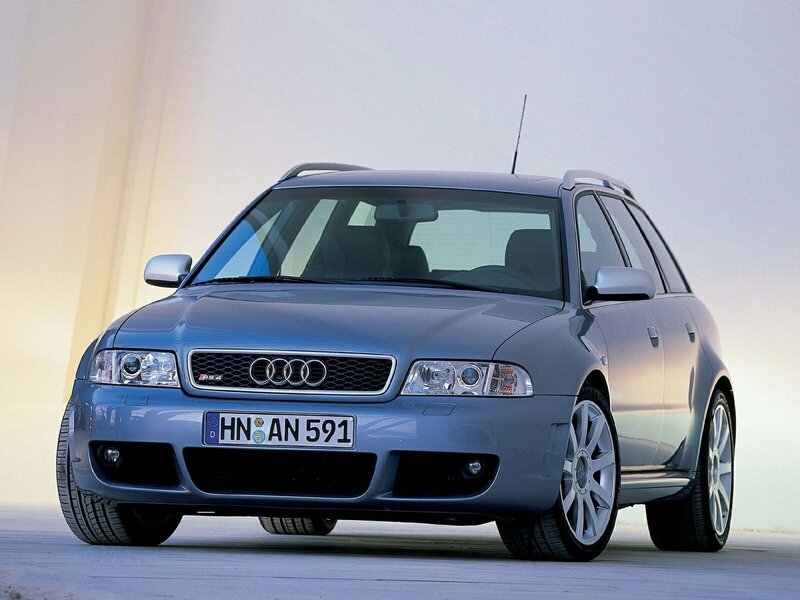 Silver Audi Rs4 Station Wagon — Gray