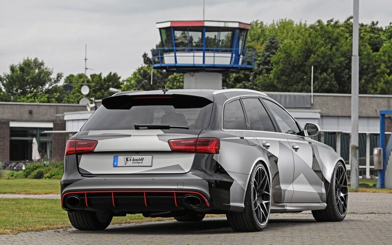 Silver Audi RS6 Car — Gray, Neutral