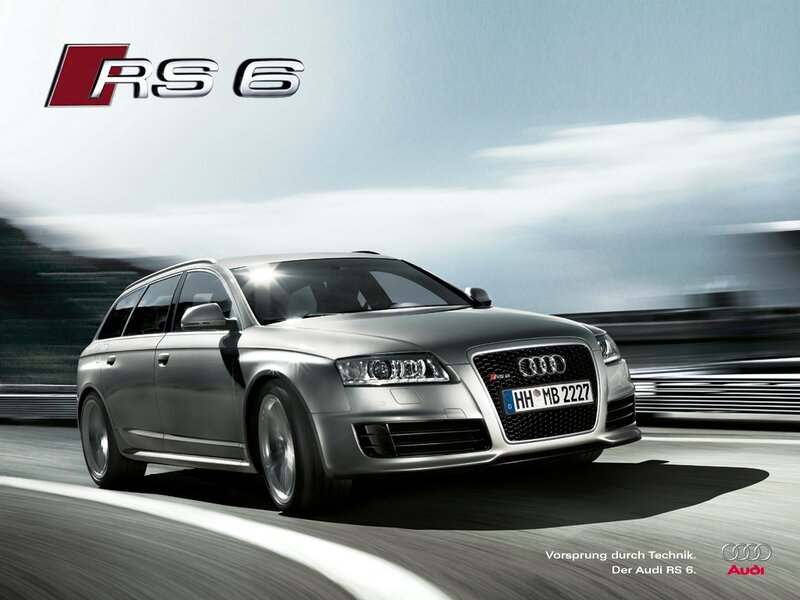 Silver Audi Rs6 Car