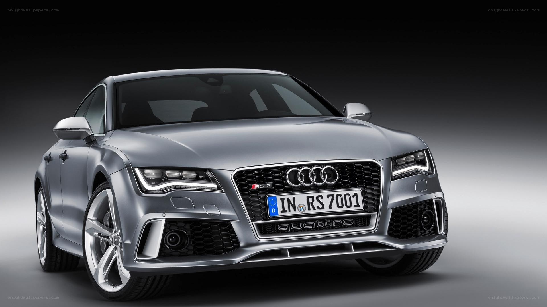 Silver Audi RS7 Sportback