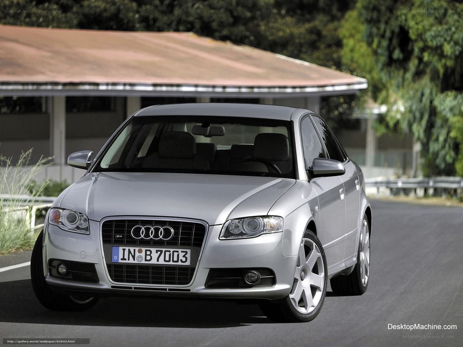 silver audi s4 sedan