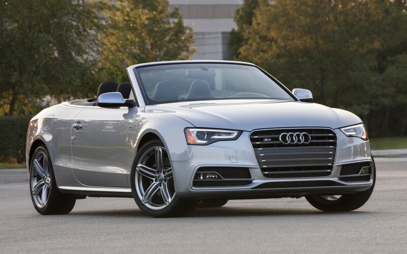 Silver Audi S5 Convertible — Calm