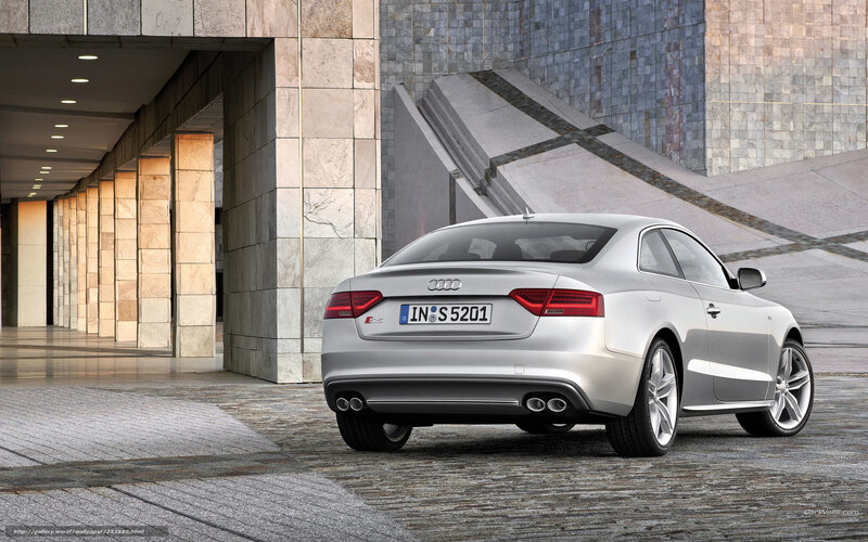 Silver Audi S5 Coupe — Modern
