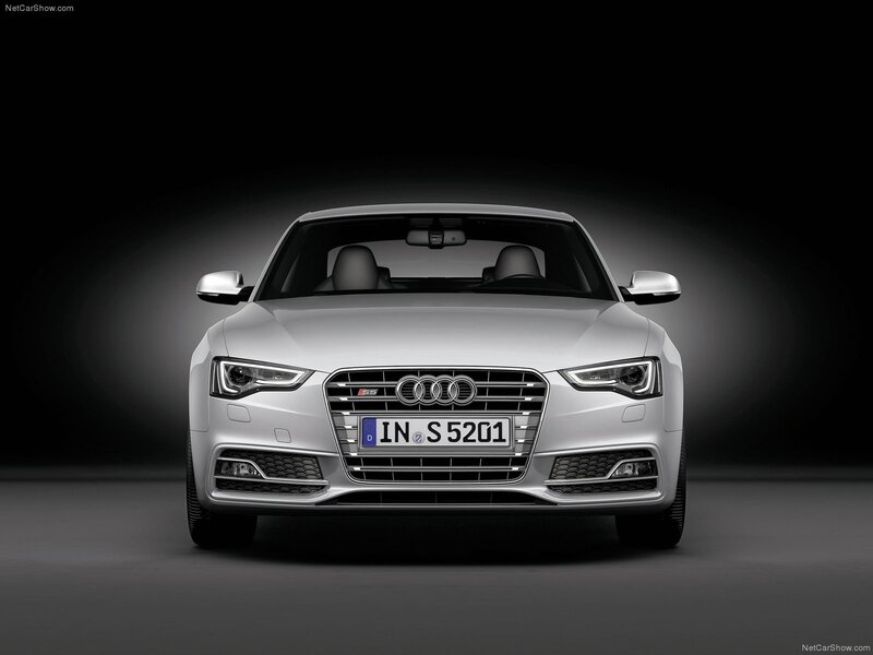 silver audi s5 front view