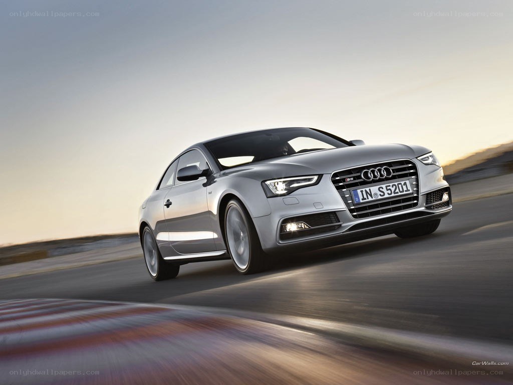 silver audi s5 in motion