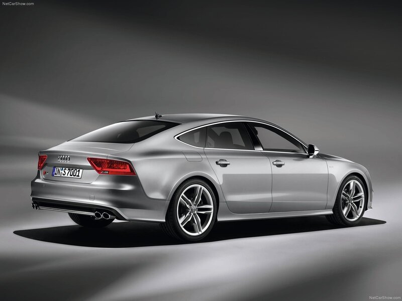 silver audi s7 sedan
