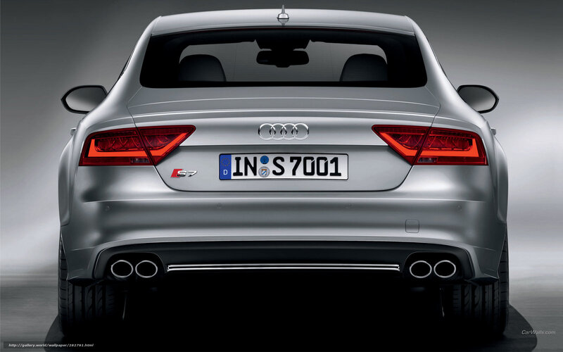 Silver Audi S7 Sedan — Dramatic