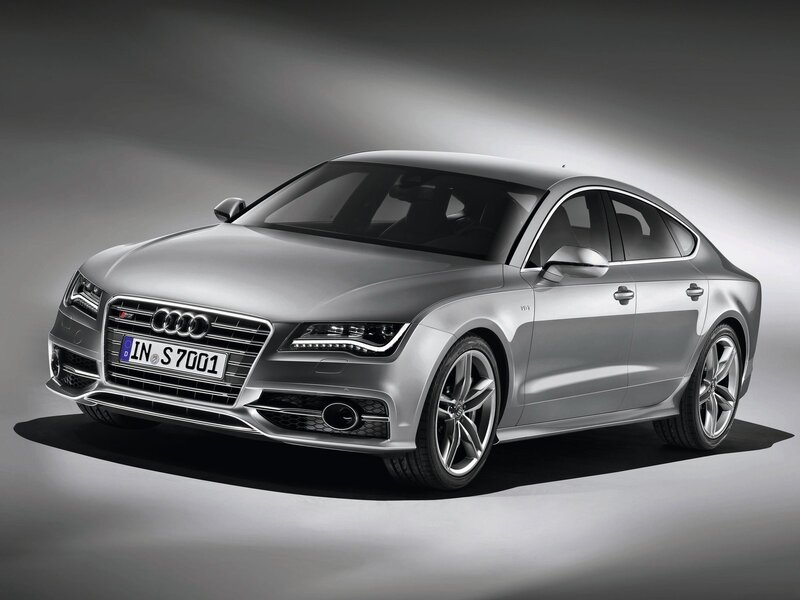 silver audi s7 sedan