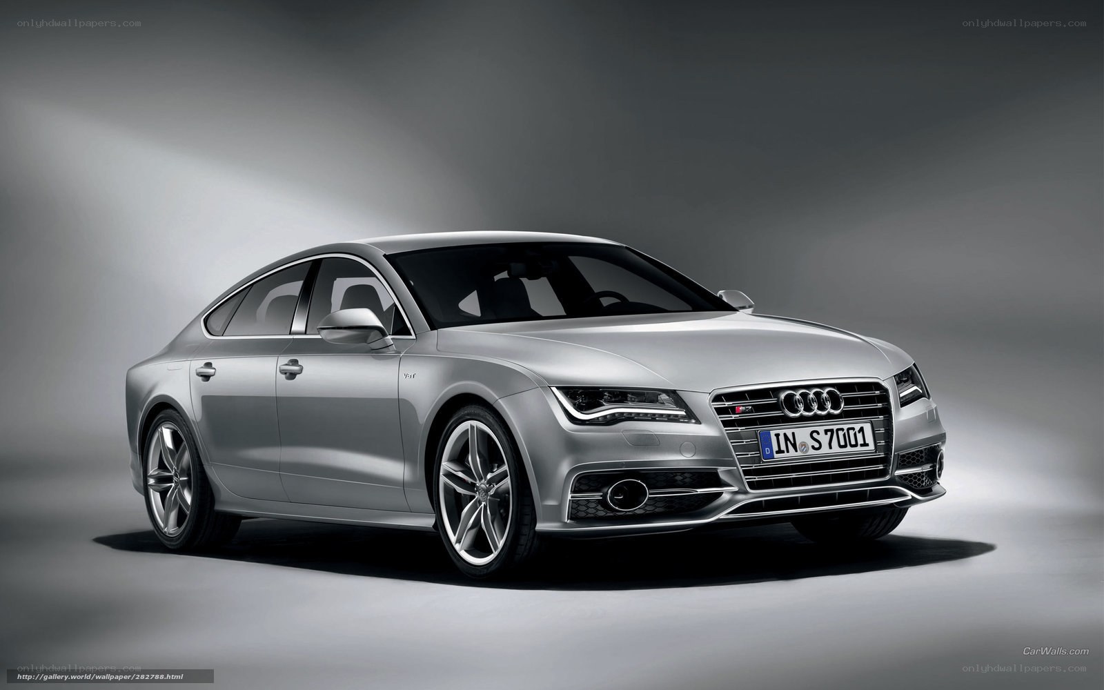 Silver Audi S7 Sportback