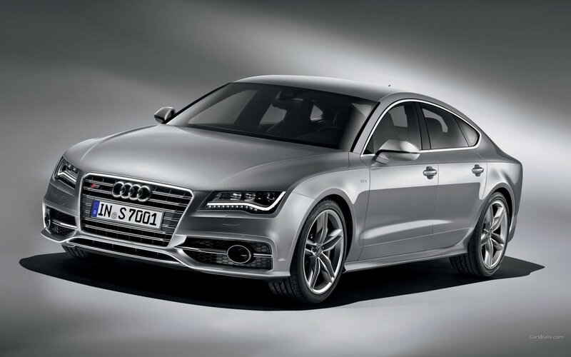 Silver Audi S7 Sportback