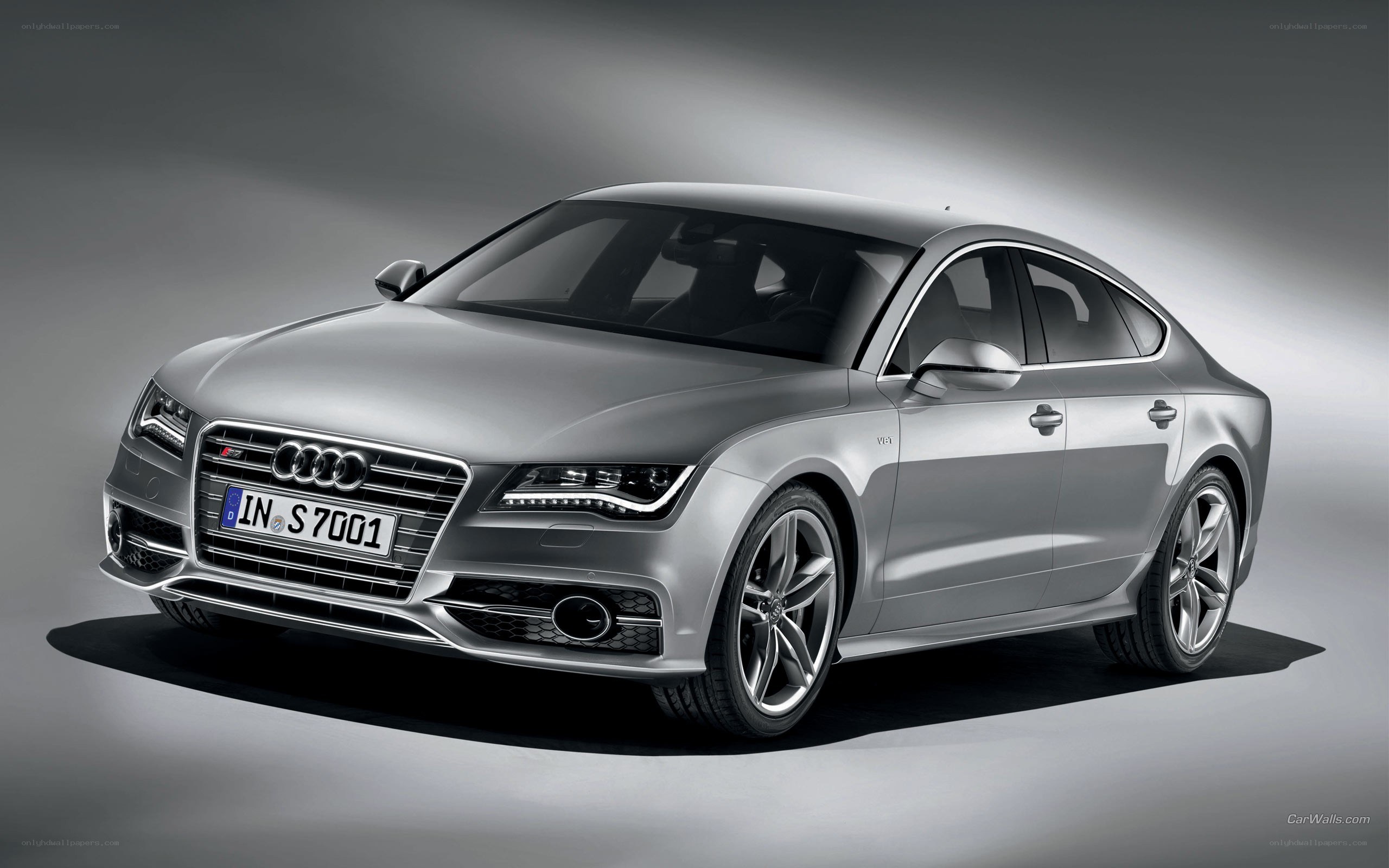 Silver Audi S7 Sportback