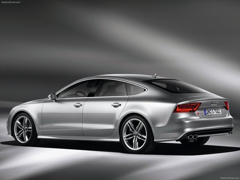 Silver Audi S7 Sportback