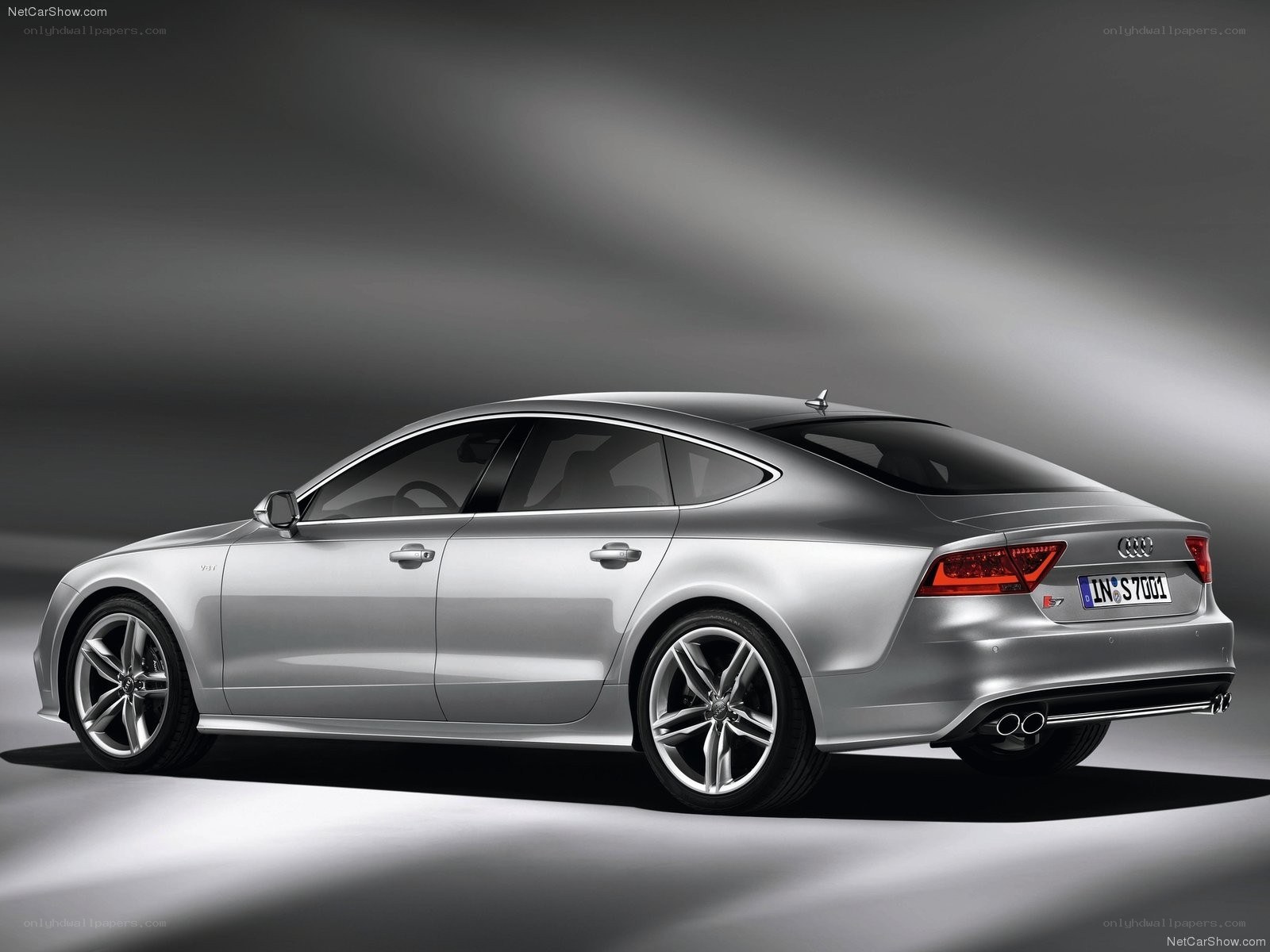 Silver Audi S7 Sportback