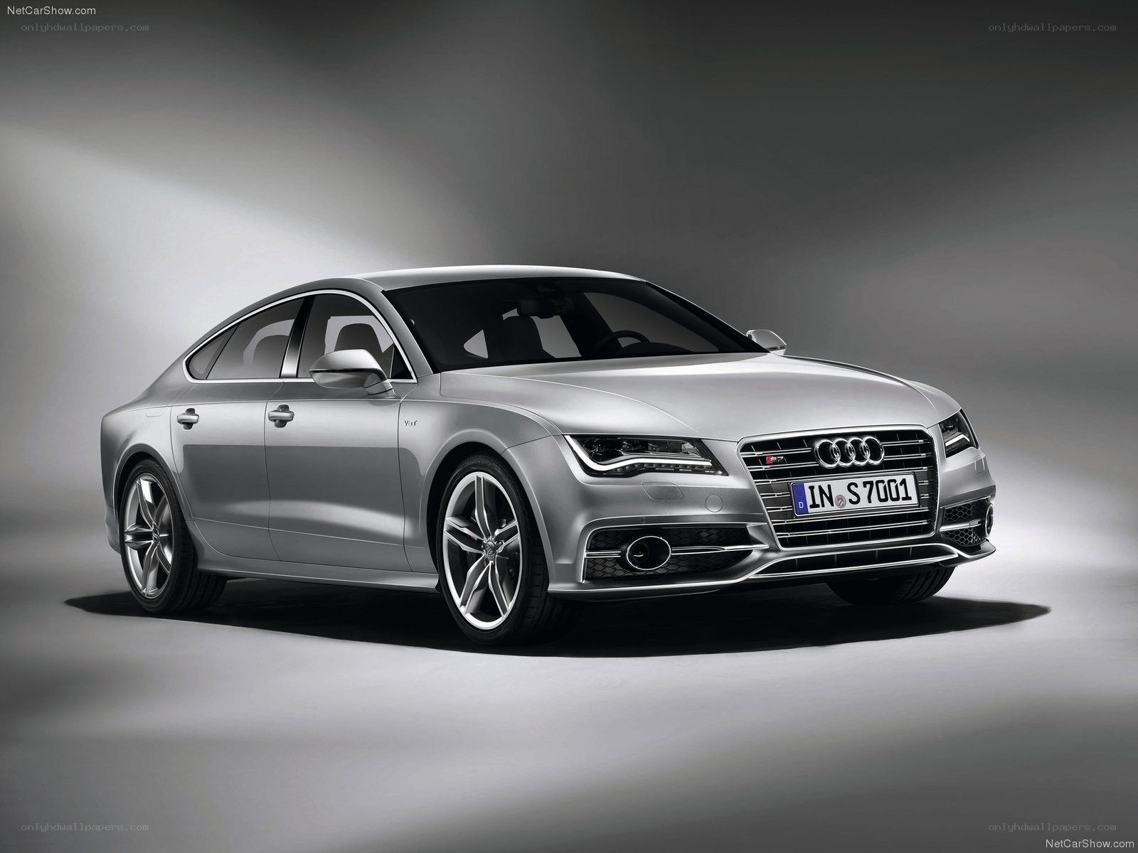 Silver Audi S7 Sportback