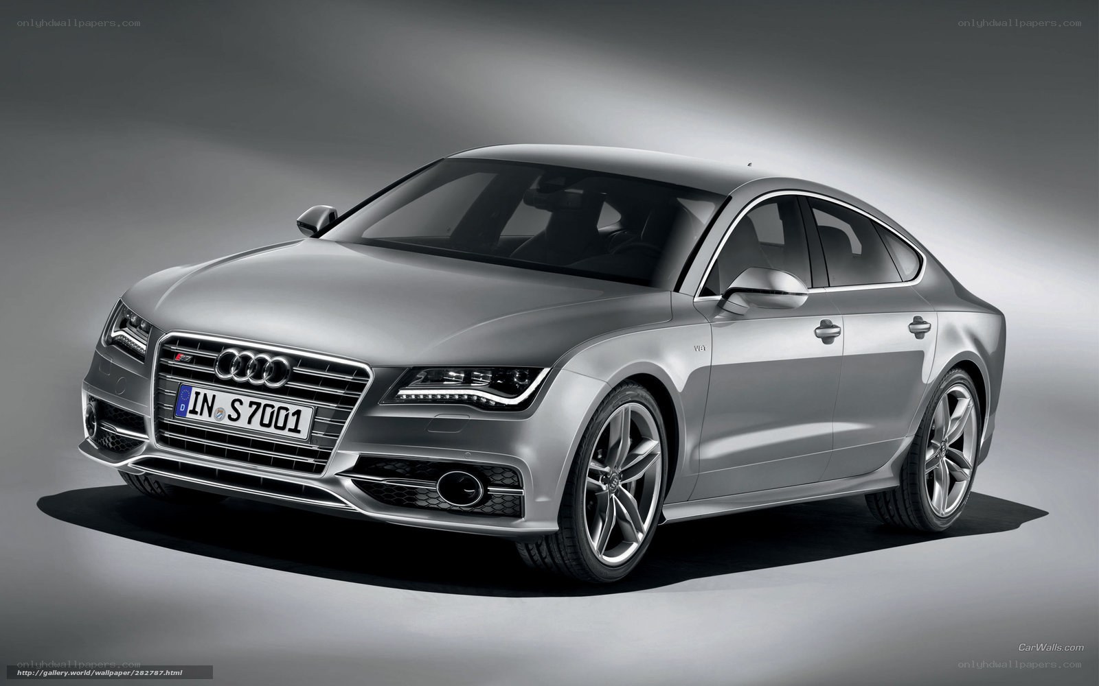 Silver Audi S7 Sportback
