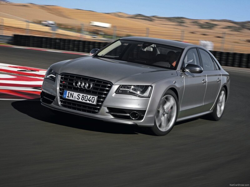 silver audi s8 on racetrack