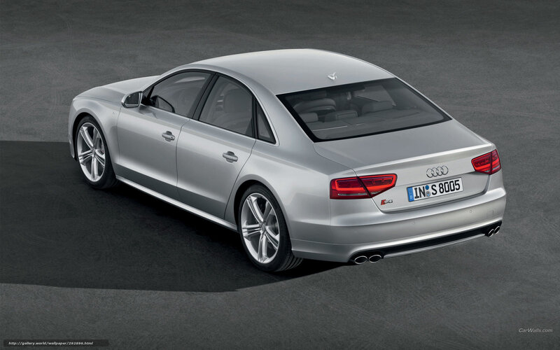 Silver Audi S8 Sedan — Neutral