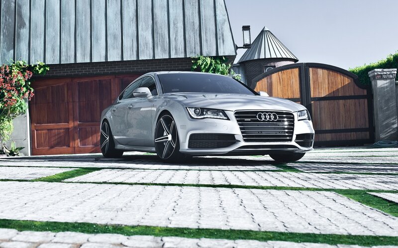 Silver Audi Sedan — Calm, Afternoon
