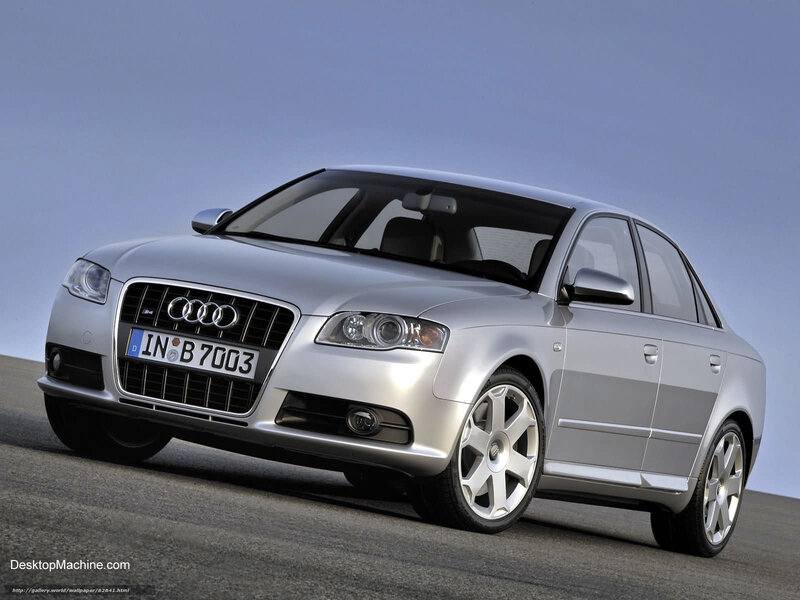 Silver Audi Sedan — Neutral, Photograph