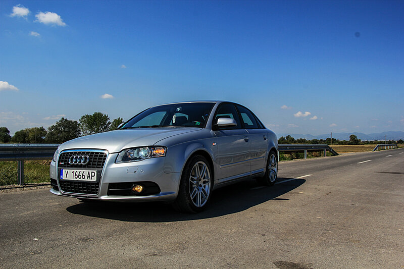 Silver Audi Sedan — Serene