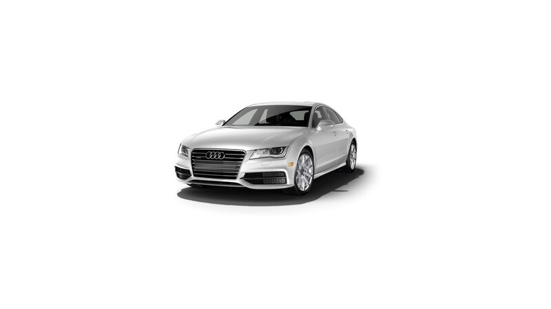 Silver Audi Sedan — White, Neutral, Photograph