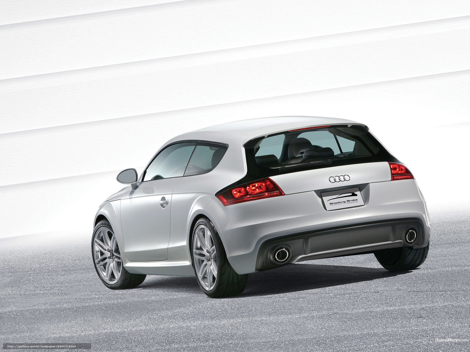 Silver Audi Shooting Brake
