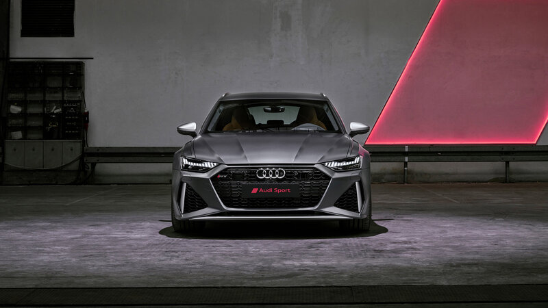 Silver Audi Sport Car