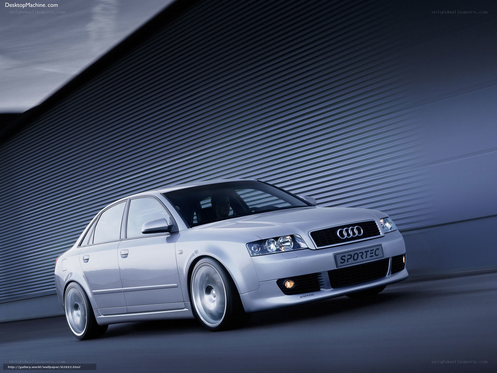 silver audi sportec sedan