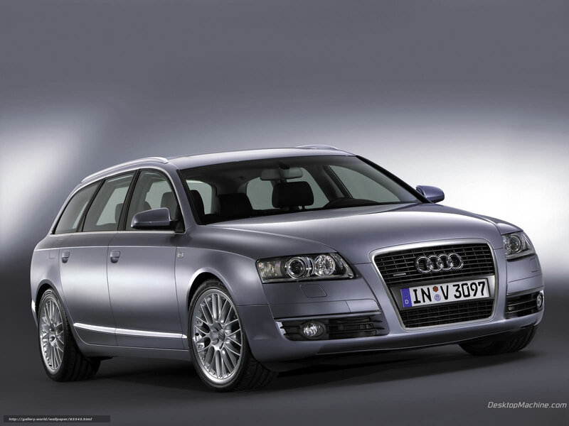 silver audi station wagon