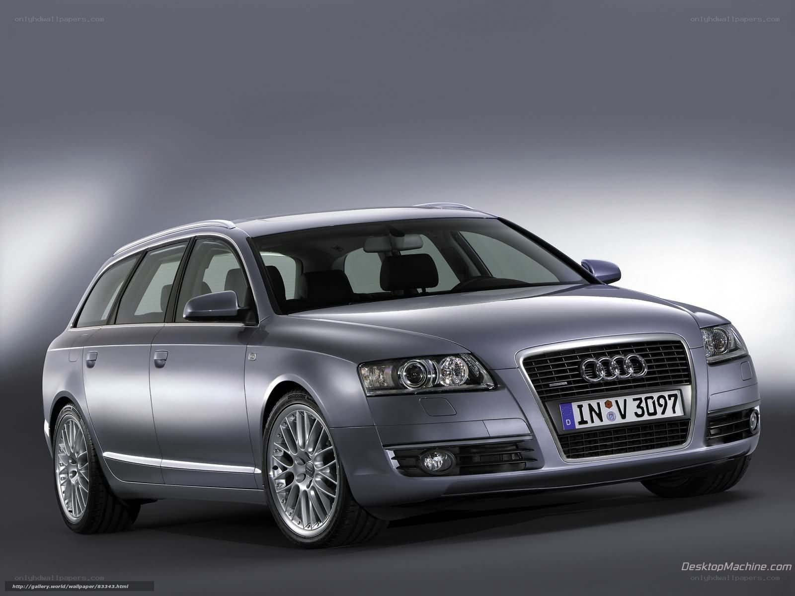 silver audi station wagon