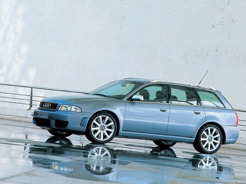 Silver Audi Station Wagon — Calm, Photograph