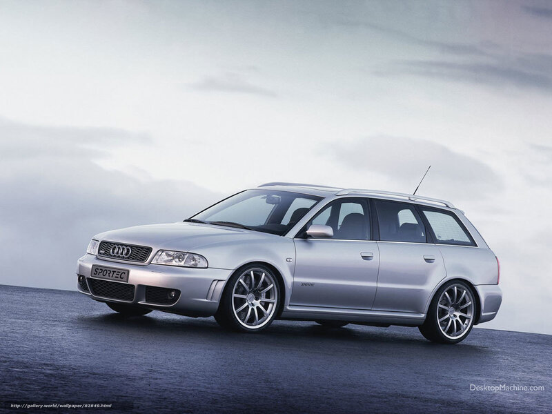 Silver Audi Station Wagon — Dramatic