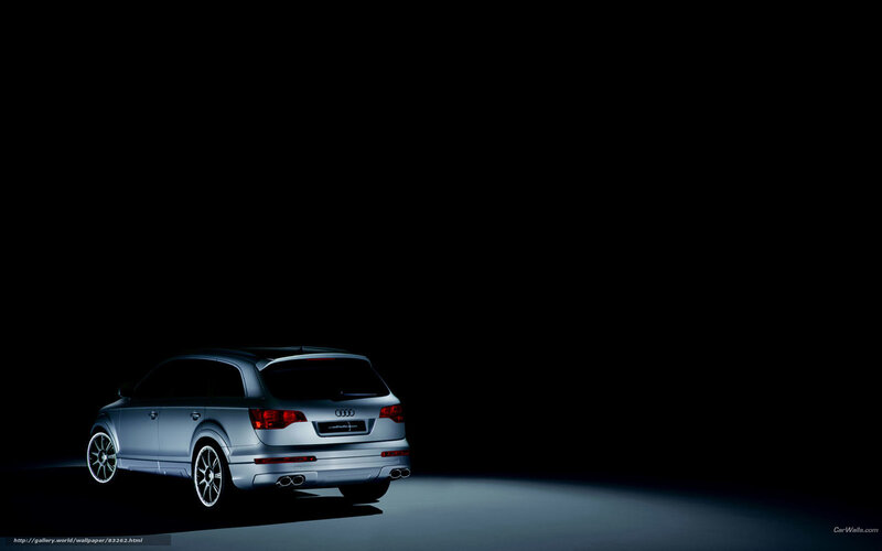 Silver Audi Suv — Black