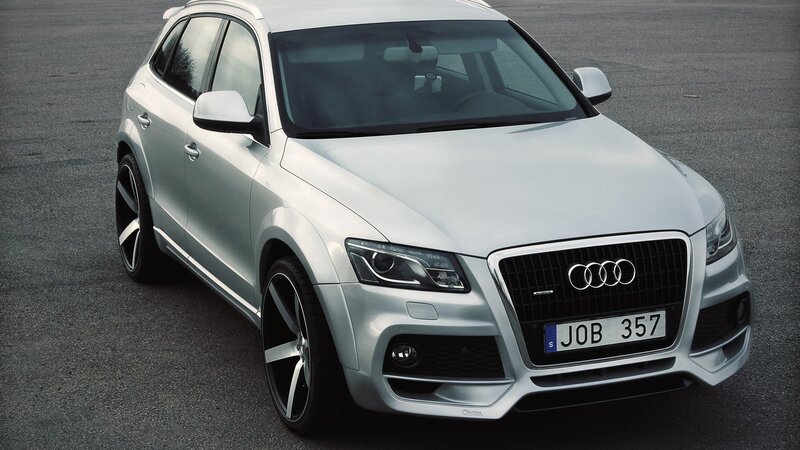 Silver Audi Suv — Neutral, Photograph, Car, License Plate, Road