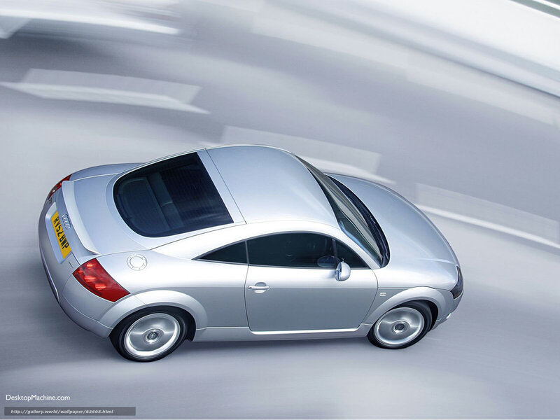 Silver Audi Tt Car — Dynamic, Photograph