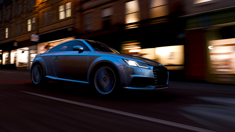 Silver Audi TT Car — Gray, Dynamic