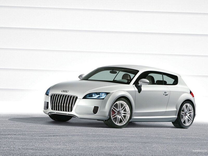 Silver Audi TT Concept