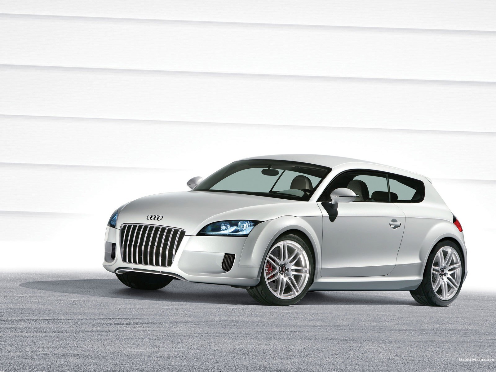 Silver Audi TT Concept