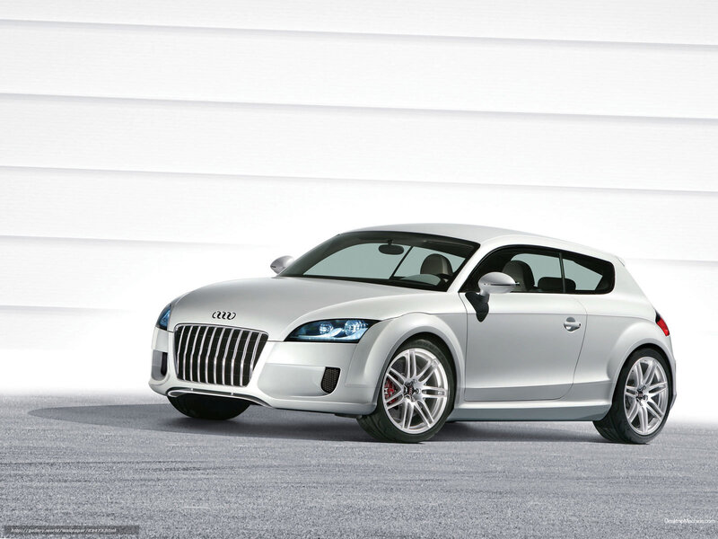 Silver Audi TT Concept