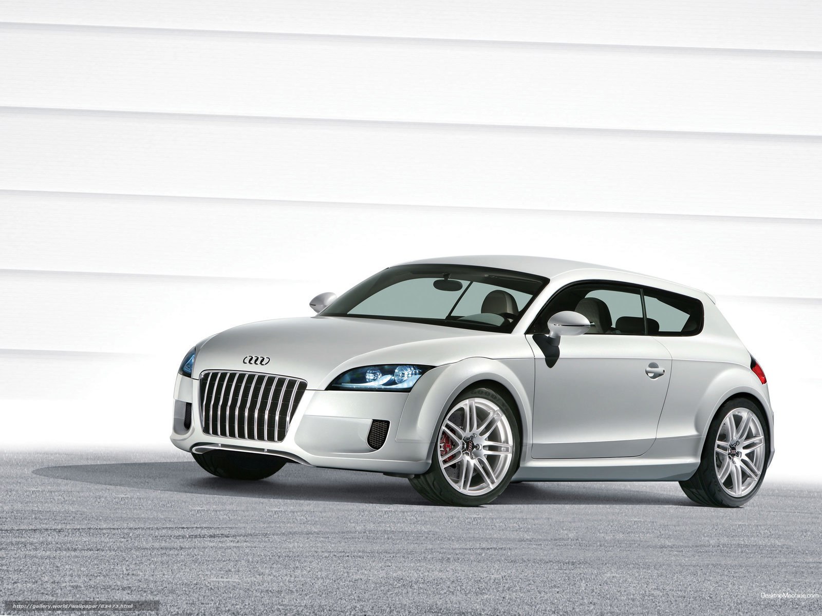Silver Audi TT Concept