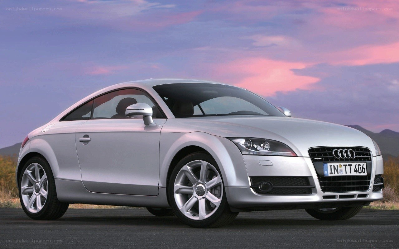 Silver Audi TT coupe