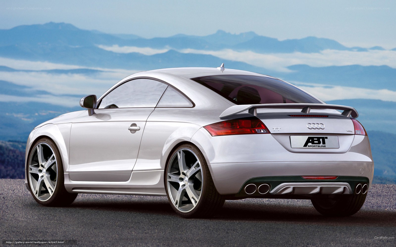 silver audi tt coupe