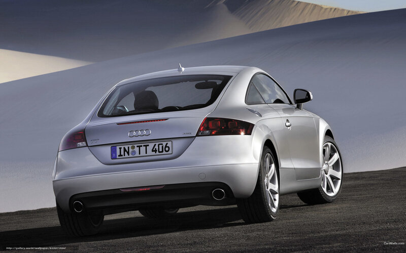 Silver Audi Tt Coupe — Dramatic, Afternoon
