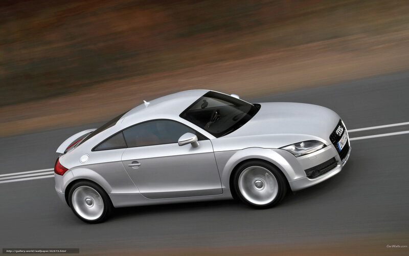 Silver Audi Tt Coupe — Dynamic, Photograph, Car