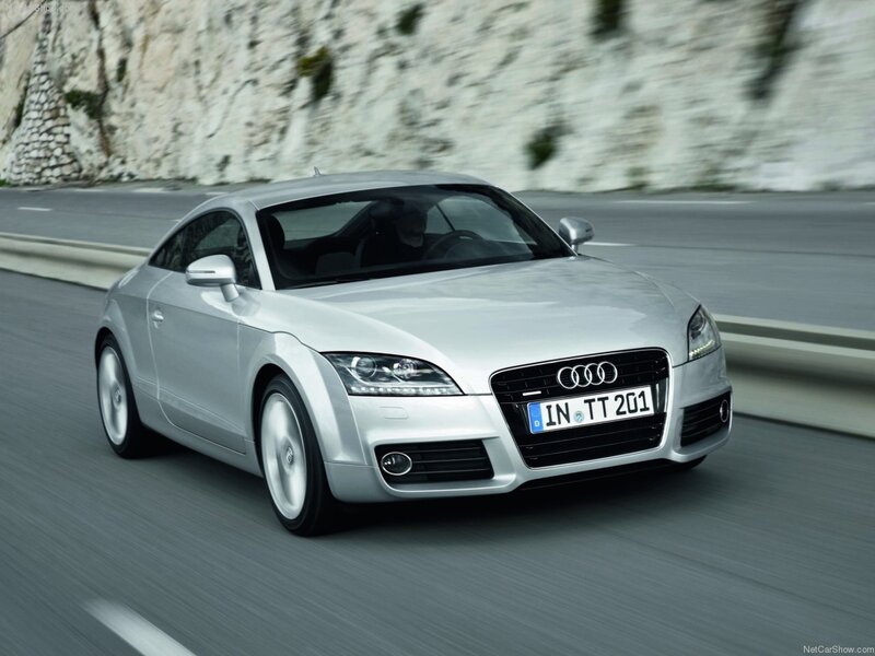 Silver Audi Tt Coupe — Dynamic, Photograph