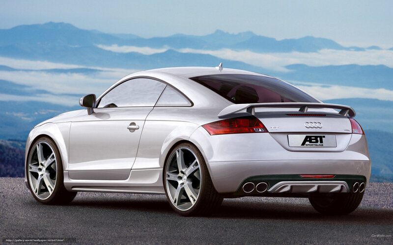 Silver Audi Tt Coupe — Serene, 3d Render