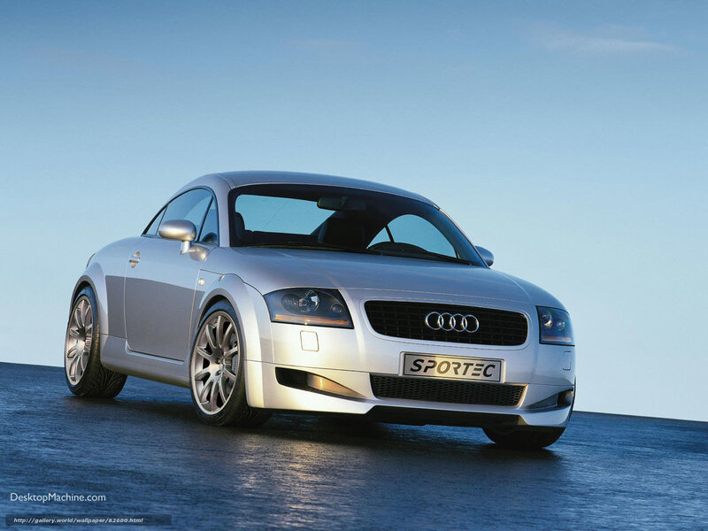 Silver Audi Tt Coupe — Serene, Sunset