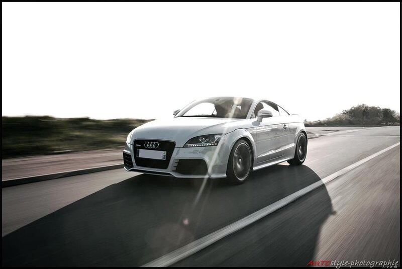 silver audi tt on road