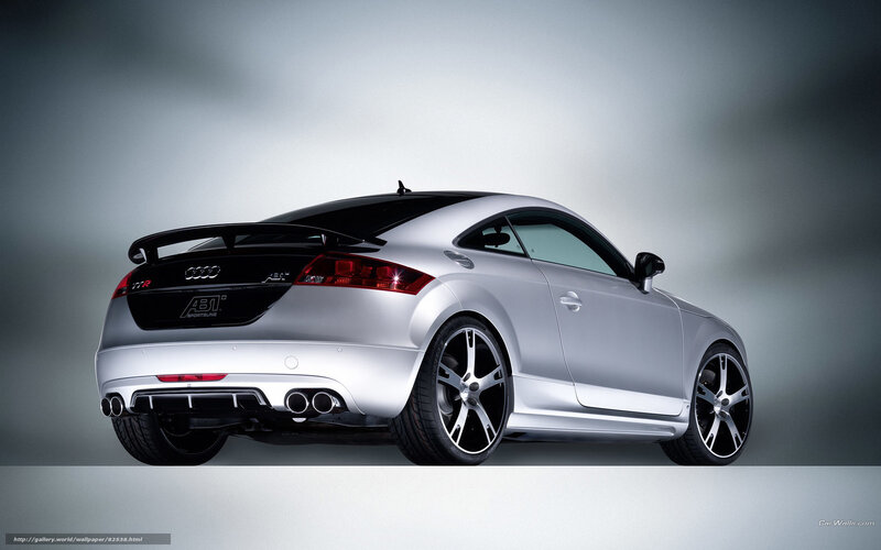 silver audi tt-r abt sportline